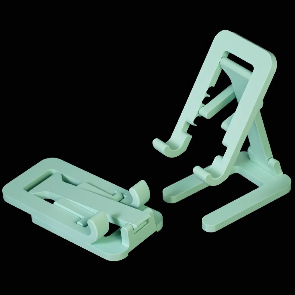 Phone stand, compact, adjustable and sturdy